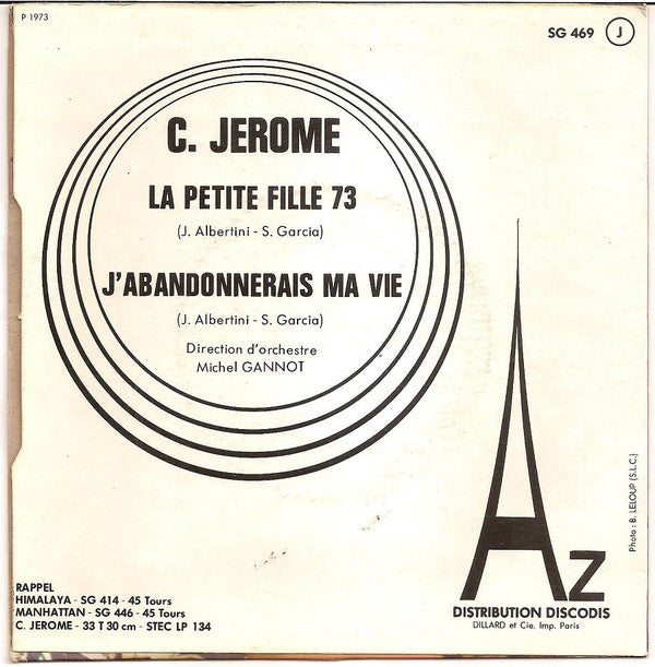 C. Jerome - La Petite Fille 73 14466 Vinyl Singles Vinyl Goed / Hoes Goed