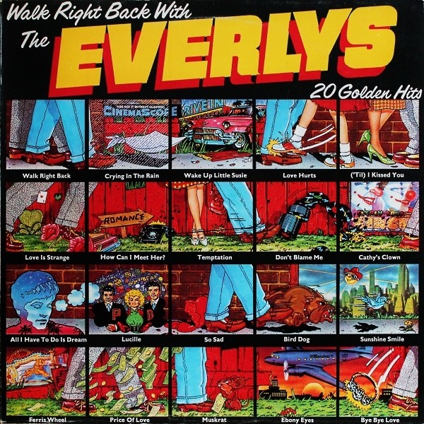 Everly Brothers - Walk Right Back With The Everlys (LP) Vinyl LP Vinyl Zeer Goed / Hoesje Goed "VINYLSINGLES.NL"
