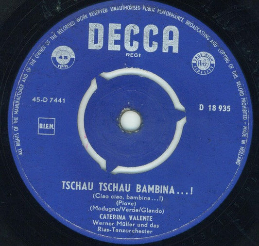 Caterina Valente - Tschau Tschau Bambina 26832 Vinyl Singles Vinyl Goed / Hoes Generic