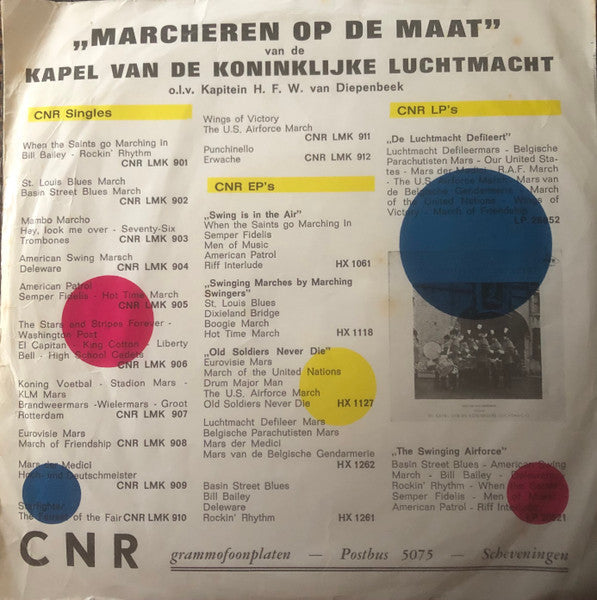 Kapel Van De Koninklijke Luchtmacht - On March With Sousa 30029 Vinyl Singles Vinyl Goed / Hoes Goed