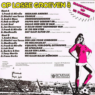 Various - Op Losse Groeven 8 (LP) 41943 Vinyl LP Vinyl Goed / Hoes Goed