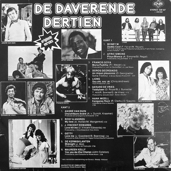 Various - De Daverende Dertien (LP) 41187 Vinyl LP Vinyl Goed / Hoes Goed