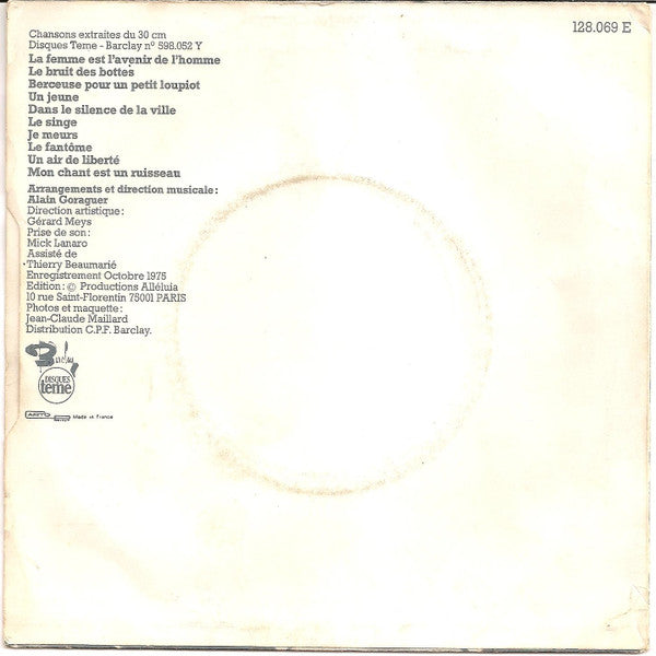 Ferrat - La Femme Est L'avenir De L'homm 29690 Vinyl Singles Vinyl Goed / Hoes Goed