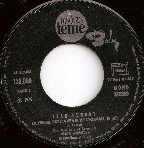 Ferrat - La Femme Est L'avenir De L'homm 29690