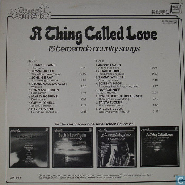 Various - A Thing Called Love (LP) 46246 Vinyl LP Vinyl Goed / Hoes Goed