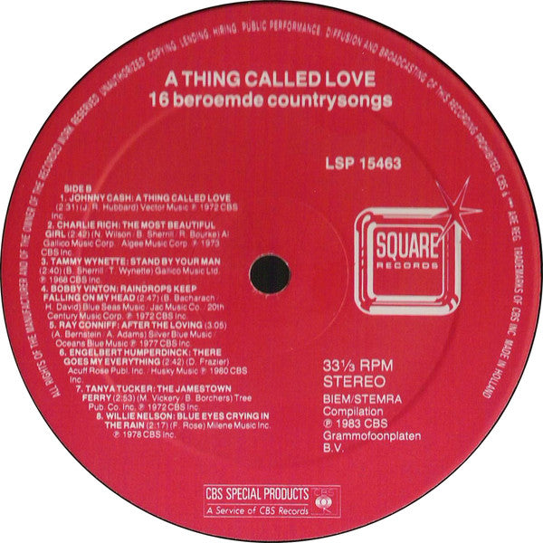 Various - A Thing Called Love (LP) 46246