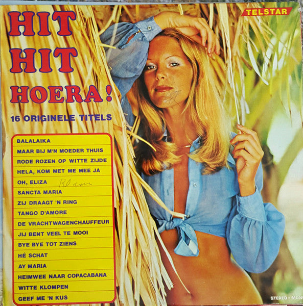 Various - Hit Hit Hoera! (LP) 52193 Vinyl LP Vinyl Goed / Hoes Goed