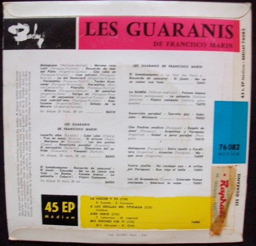 Les Guaranis De Francisco Marin - La Nouvelle Bamba 03338 Vinyl Singles EP Vinyl Goed / Hoes Goed