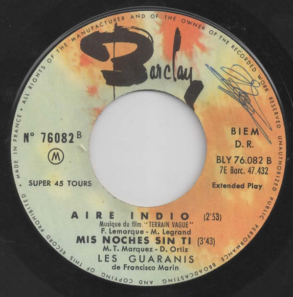 Les Guaranis De Francisco Marin - La Nouvelle Bamba 03338 Vinyl Singles EP Vinyl Goed / Hoes Goed
