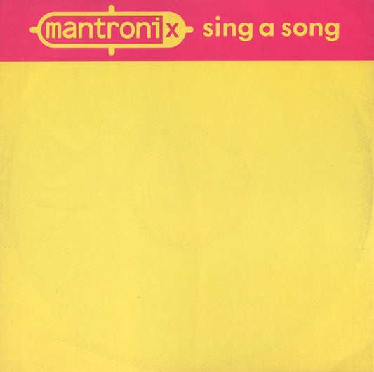 Mantronix - Sing A Song 21518 Vinyl Singles Vinyl Goed / Hoes Goed