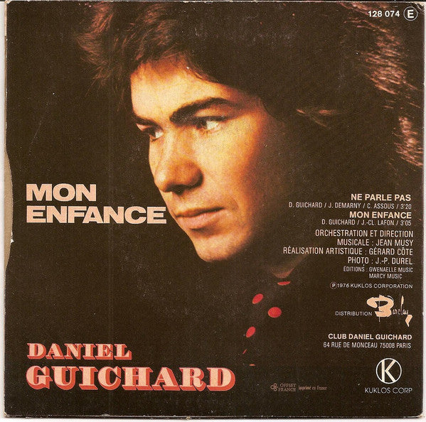 Daniel Guichard - Ne Parle Pas 30945 Vinyl Singles Vinyl Goed / Hoes Goed
