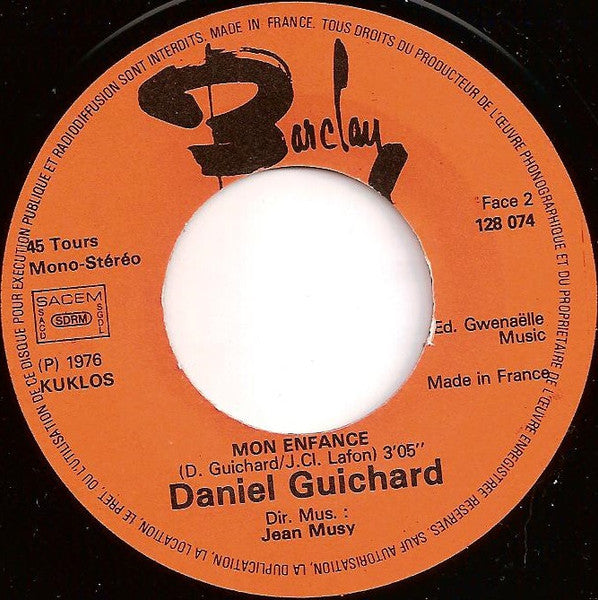 Daniel Guichard - Ne Parle Pas 30945 Vinyl Singles Vinyl Goed / Hoes Goed