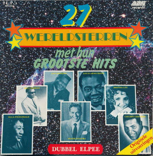 Various - 27 Wereldsterren Met Hun Grootste Hits (LP) 51417 Vinyl LP Dubbel Vinyl Goed / Hoes Goed