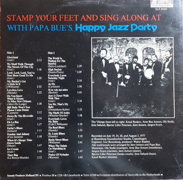 Papa Bue's Viking Jazzband - Happy Jazz Party (LP) 41348 Vinyl LP Vinyl Goed / Hoes Goed