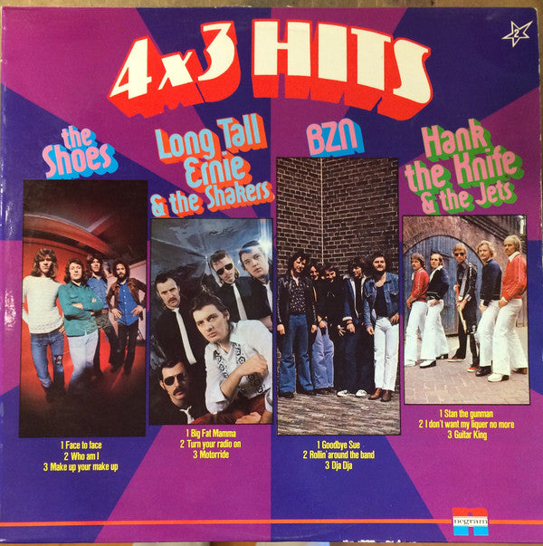 Various - 4x3 Hits (LP) 43177 Vinyl LP Vinyl Goed / Hoes Goed