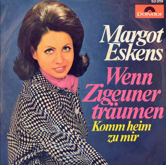 Margot Eskens - Wenn Zigeuner Träumen 29003 Vinyl Singles Vinyl Goed / Hoes Goed