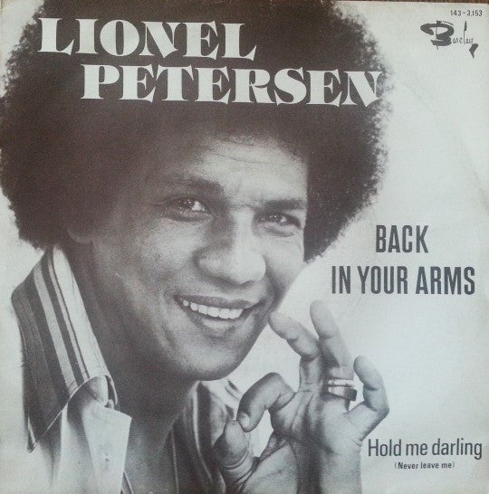 Lionel Petersen - Back In Your Arms 33346 Vinyl Singles Vinyl Goed / Hoes Goed