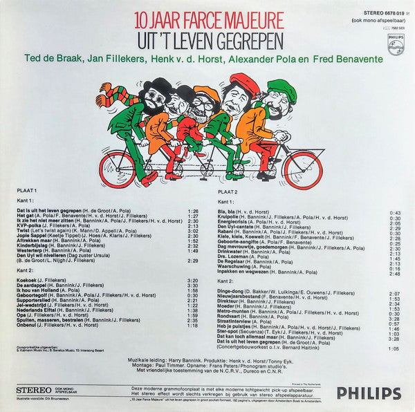 Farce Majeure - 10 Jaar Farce Majeure (LP) Vinyl LP Vinyl Zeer Goed / Hoesje Goed "VINYLSINGLES.NL"