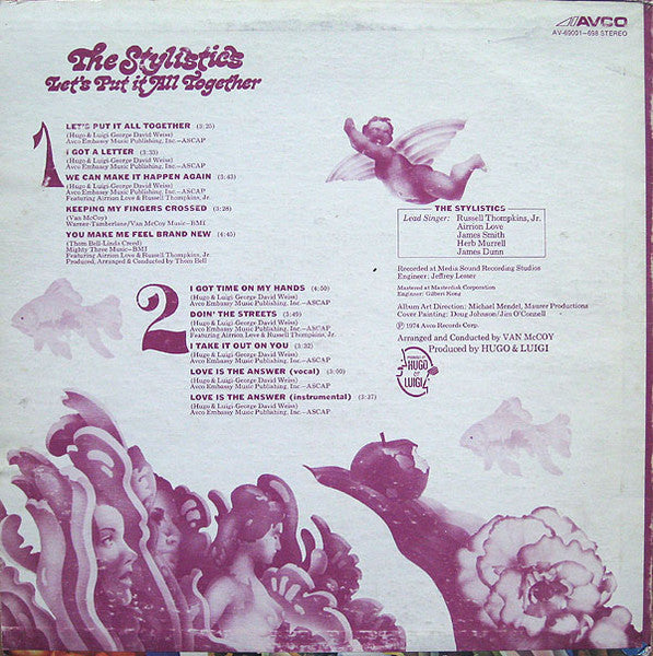 Stylistics - Let's Put It All Together (LP) 51381 Vinyl LP Vinyl Goed / Hoes Goed