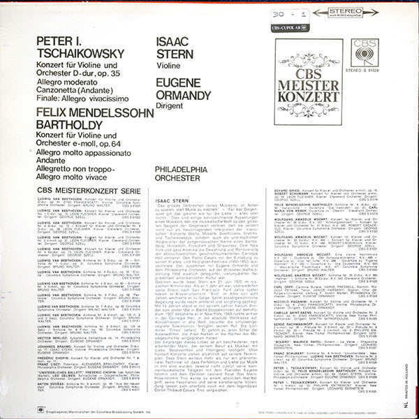 Isaac Stern – Tschaikowsky (LP) 40978