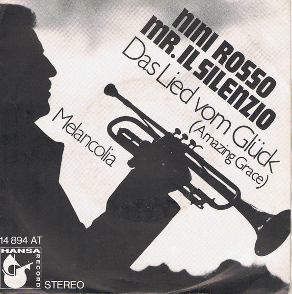 Nino Rosso - Mr. IL Silenzio - Das Lied Vom Glück 30687 Vinyl Singles Vinyl Goed / Hoes Sticker