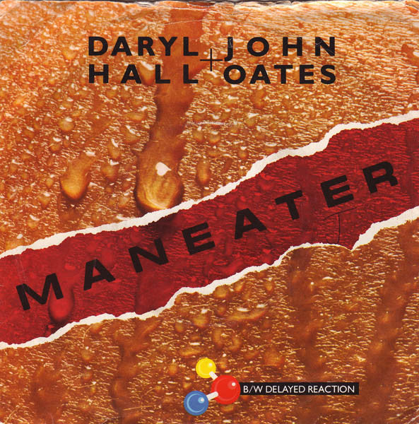 Daryl Hall + John Oates - Maneater Vinyl Singles Vinyl Goed / Hoes Goed