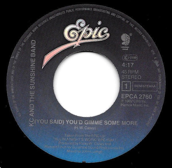 KC & The Sunshine Band - (You Said) You'd Gimme Some More 20555