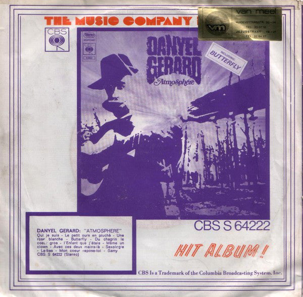 Danyel Gerard - Butterfly 43110 Vinyl Singles Vinyl Goed / Hoes Goed