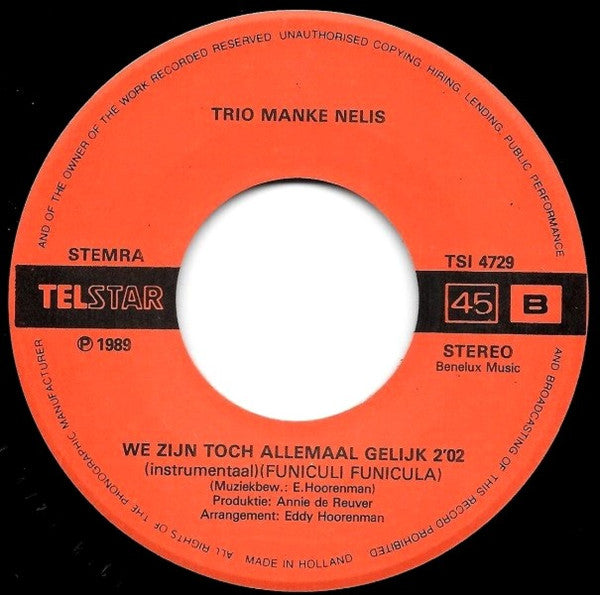 Trio Manke Nelis - Wir sind alle gleich 31747