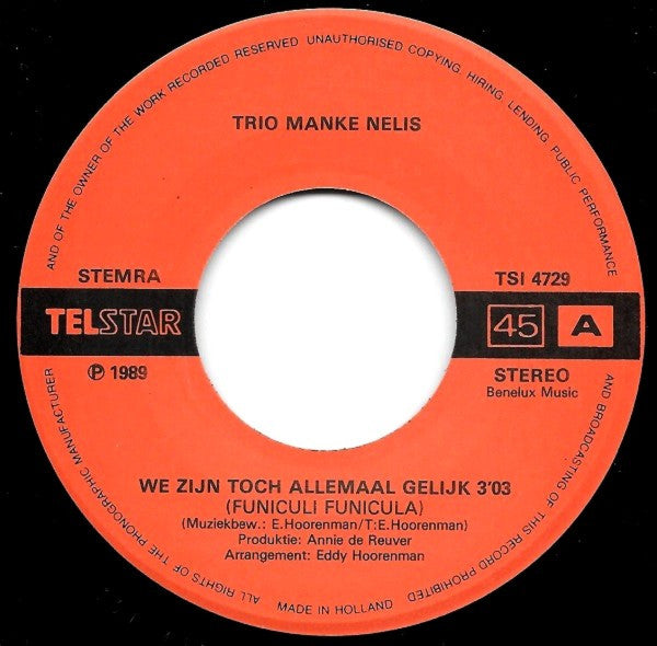 Trio Manke Nelis - Wir sind alle gleich 31747