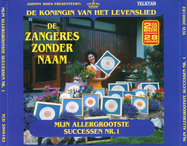 Zangeres Zonder Naam - Mijn Allergrootste Successen Nr. 1 (CD) Compact Disc Vinyl Goed / Hoes Goed