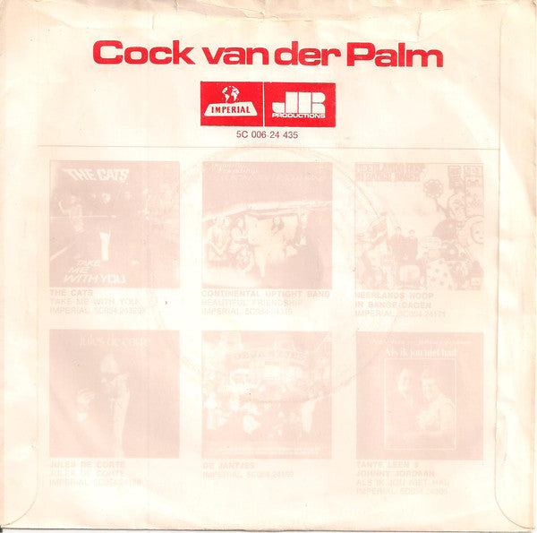 Cock van der Palm - Mira 43383 Vinyl Singles Vinyl Goed / Hoes Goed