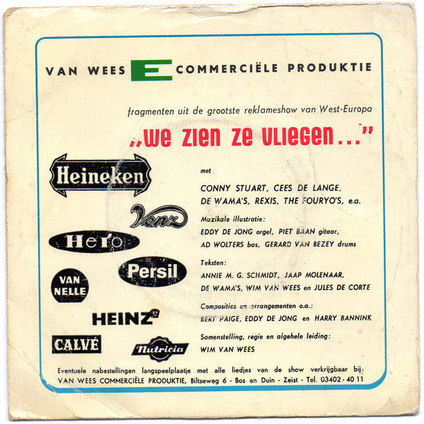 Various - We Zien Ze Vliegen 33658 Vinyl Singles Vinyl Goed / Hoes Goed