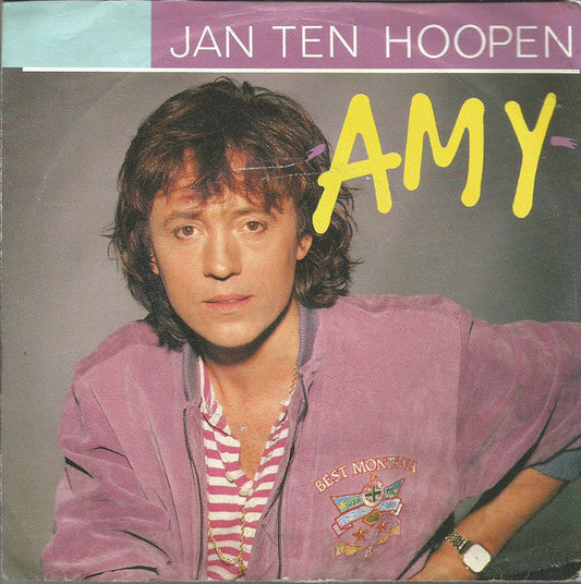 Jan ten Hoopen - Amy 05549 Vinyl Singles Vinyl Goed / Hoes Sticker