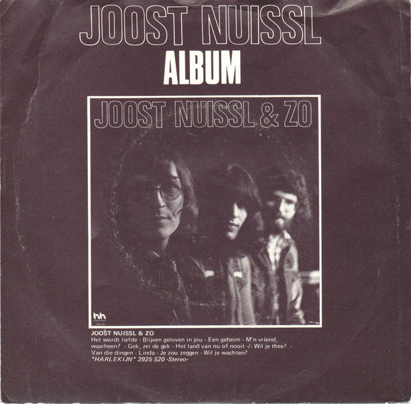 Joost Nuissl - Wil Je Thee? 33309 Vinyl Singles Vinyl Goed / Hoes Goed