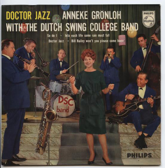 Anneke Grönloh With The Dutch Swing College Band - Doctor Jazz 24888 Vinyl Singles EP Vinyl Goed / Hoes Goed