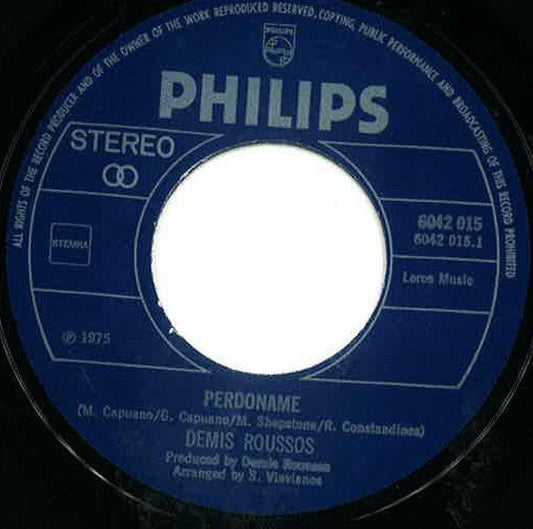 Demis Roussos - Perdoname 39187 Vinyl Singles Vinyl Goed / Hoes Generic