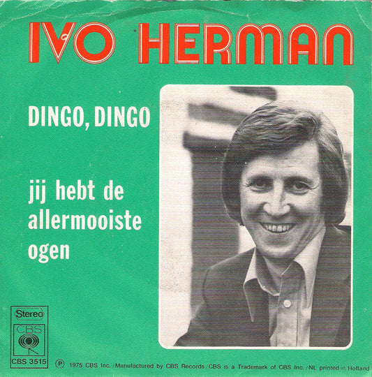 Ivo Herman - Dingo, Dingo 05452 Vinyl Singles Vinyl Goed / Hoes Goed