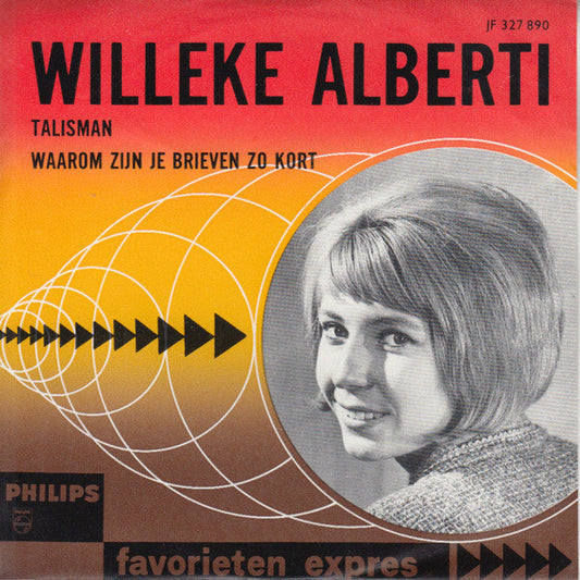 Willeke Alberti - Talisman 18046 18047 Vinyl Singles Vinyl Goed / Hoes Goed