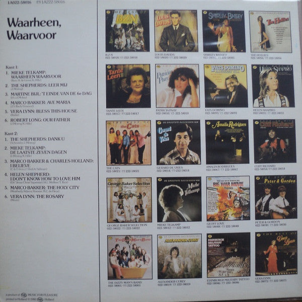 Various - Waarheen, Waarvoor (LP) Vinyl LP Vinyl Goed / Hoes Goed