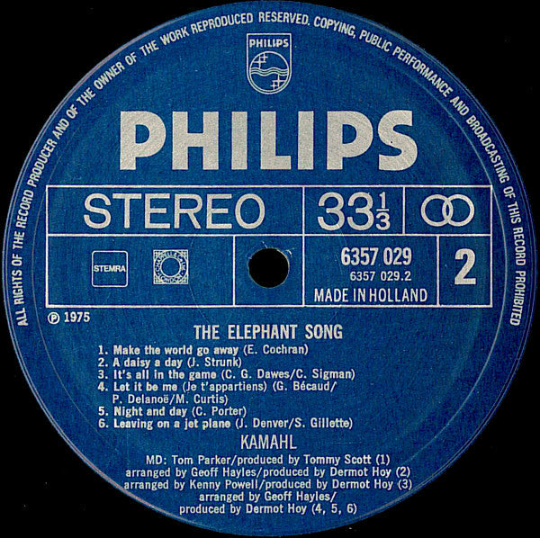 Kamahl – Das Elefantenlied (LP) 49583