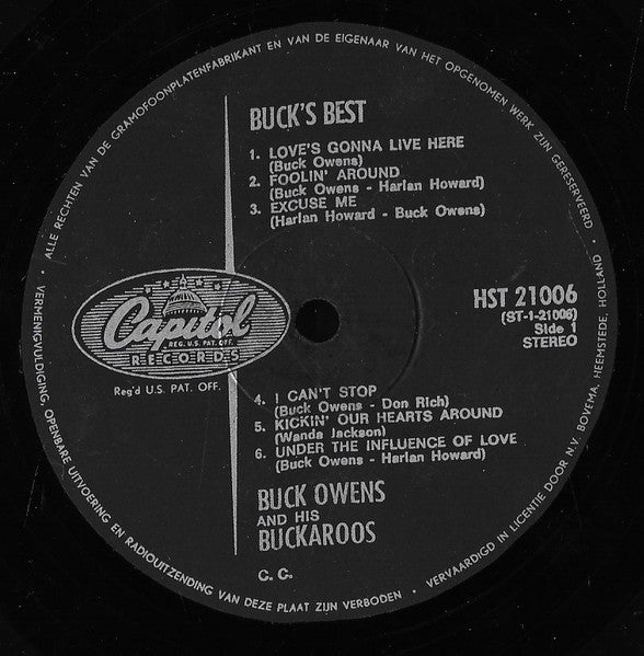 Buck Owens - Buck Best (LP) 40696