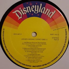 Various - Liedjes Van Walt Disney Deel 2 (LP) 46725 Vinyl LP Vinyl Goed / Hoes Goed