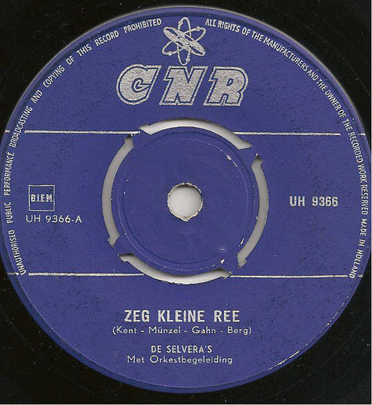 Selvera's - Zeg Kleine Ree 39789 Vinyl Singles Vinyl Goed / Hoes Generic