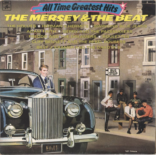 Various - All Time Greatest Hits The Mersey & The Beat (LP) 51182 Vinyl LP Dubbel Vinyl Goed / Hoes Goed