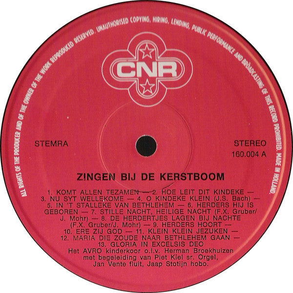 AVRO Kinderkoor - Zingen Bij De Kerstboom (LP) 49234