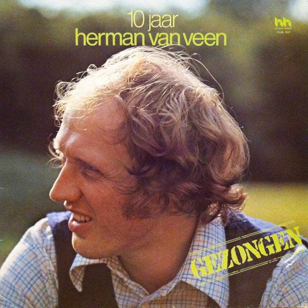 Herman van Veen - Gezongen - 10 Jaar Herman Van Veen (LP) 51639 Vinyl LP Dubbel Vinyl Goed / Hoes Goed