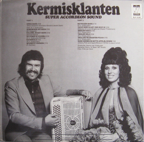 Kermisklanten - Super Accordeon Sound (LP) 50732 Vinyl LP Vinyl Goed / Hoes Goed