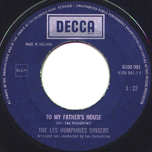 Les Humphries Singers - To My Father's House 26680 Vinyl Singles Vinyl Goed / Hoes Generic