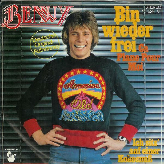 Benny - Bin Wieder Frei (Ca Plane Pour Moi) 34664 Vinyl Singles Vinyl Goed / Hoes Goed